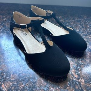 Black Dress Shoe TStrap